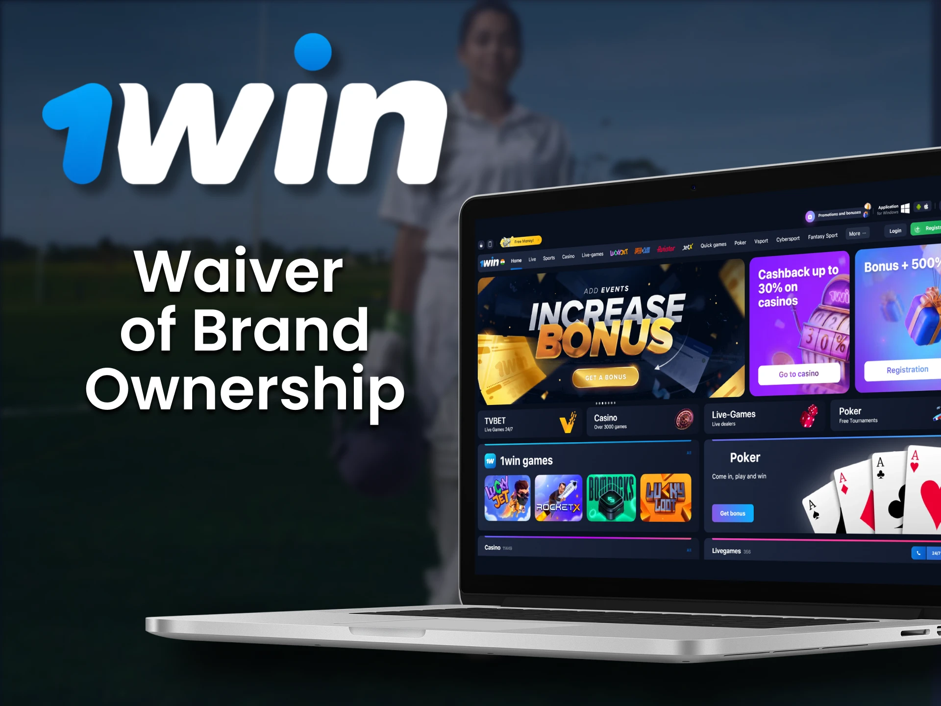 1win is not responsible for the activities of Cura&ccedil;ao.