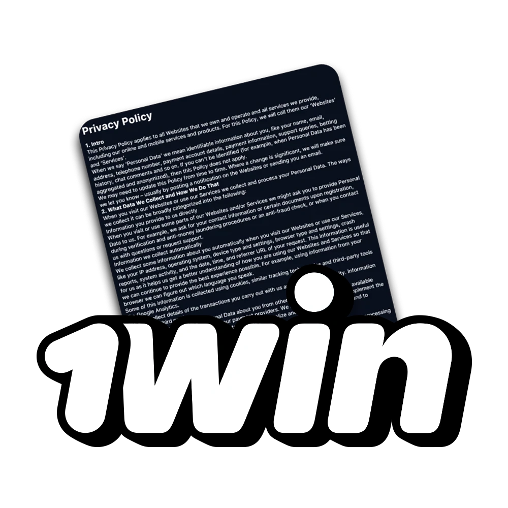 Learn about the processing of personal data by the 1win website.
