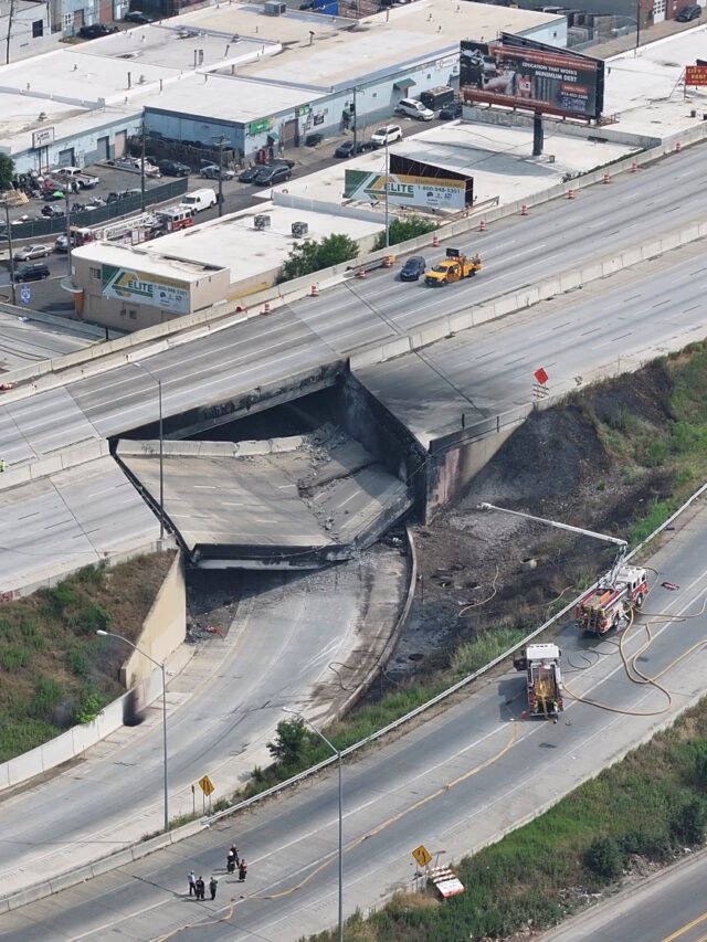 Philadelphia's I-95 Bridge Collapse: A Fiery Highway Catastrophe