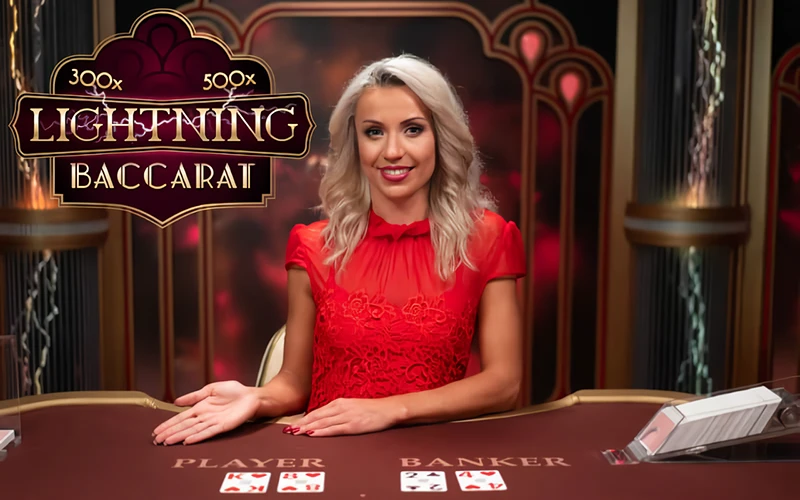 Win big money with less effort in Lightning Baccarat at 1Win.