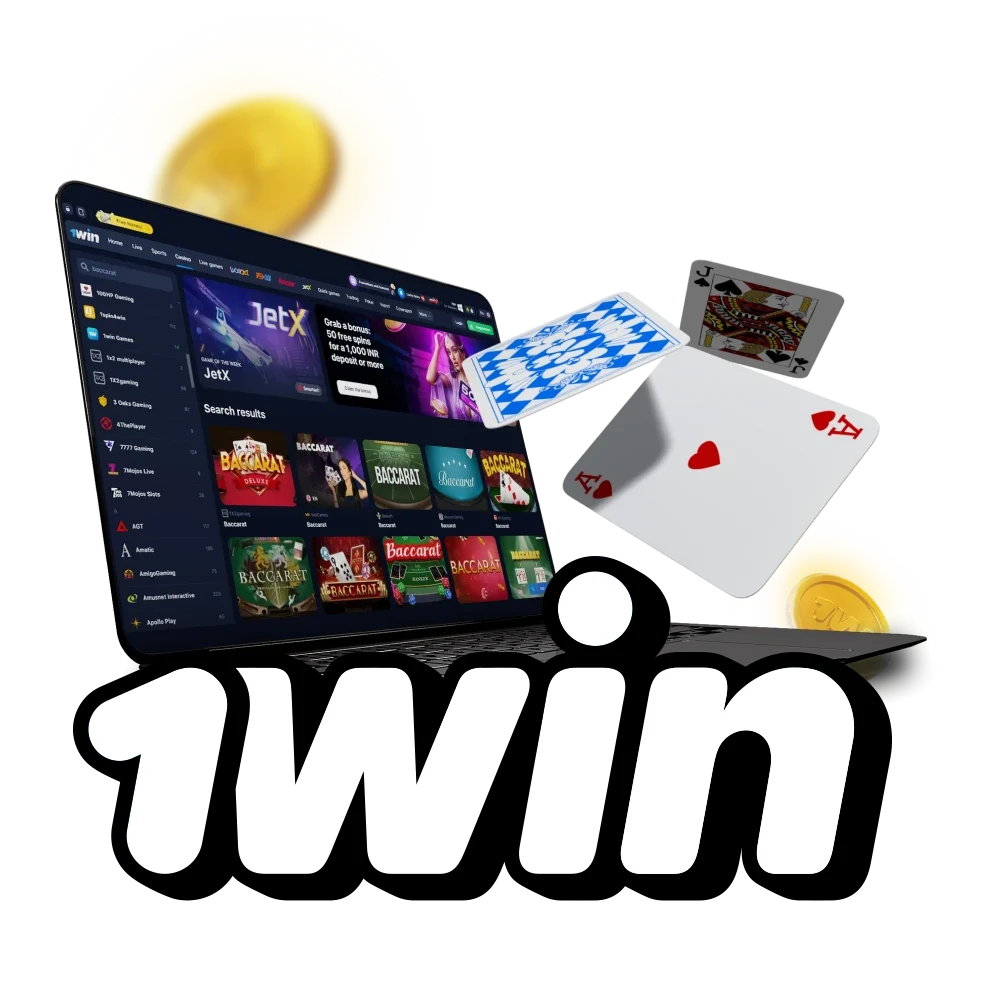 Baccarat is ideal for 1win games.