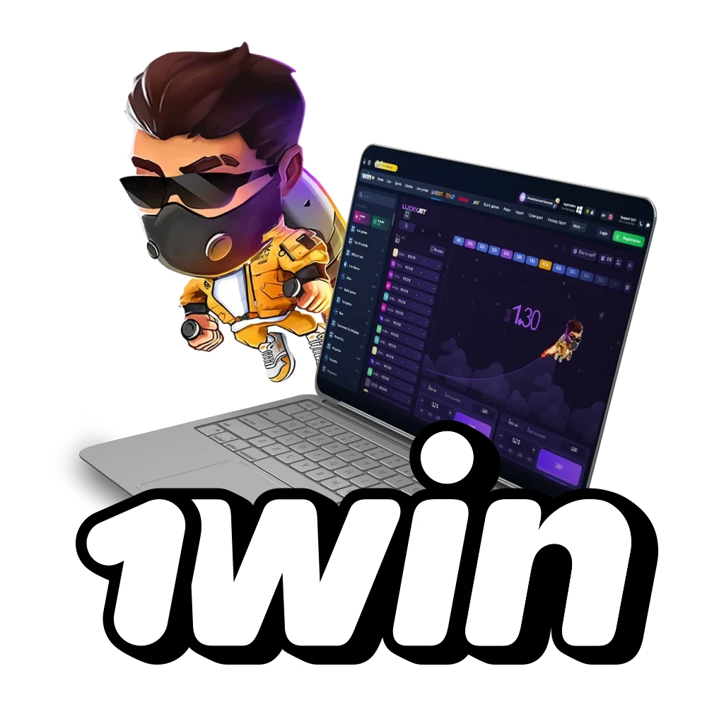 Play Lucky Jet 1Win and win real money.