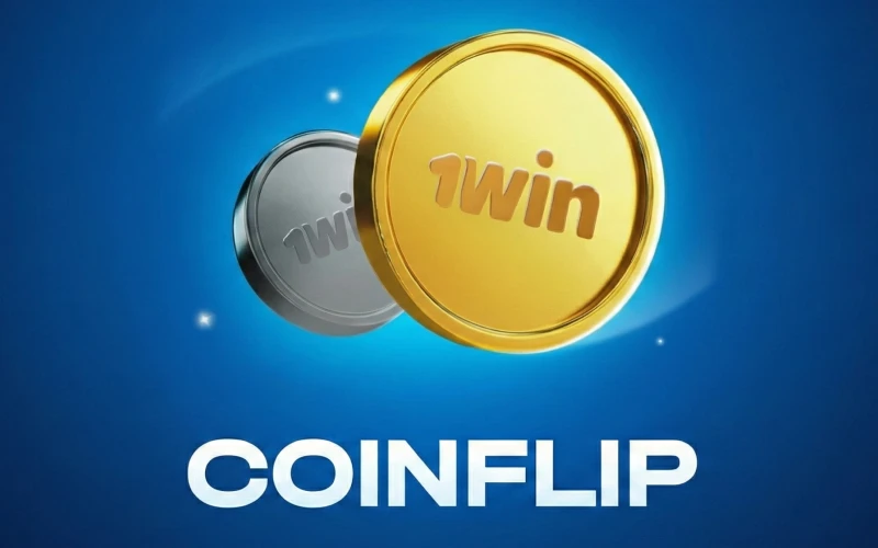 Choose the coin side in 1win Coinflip original game.