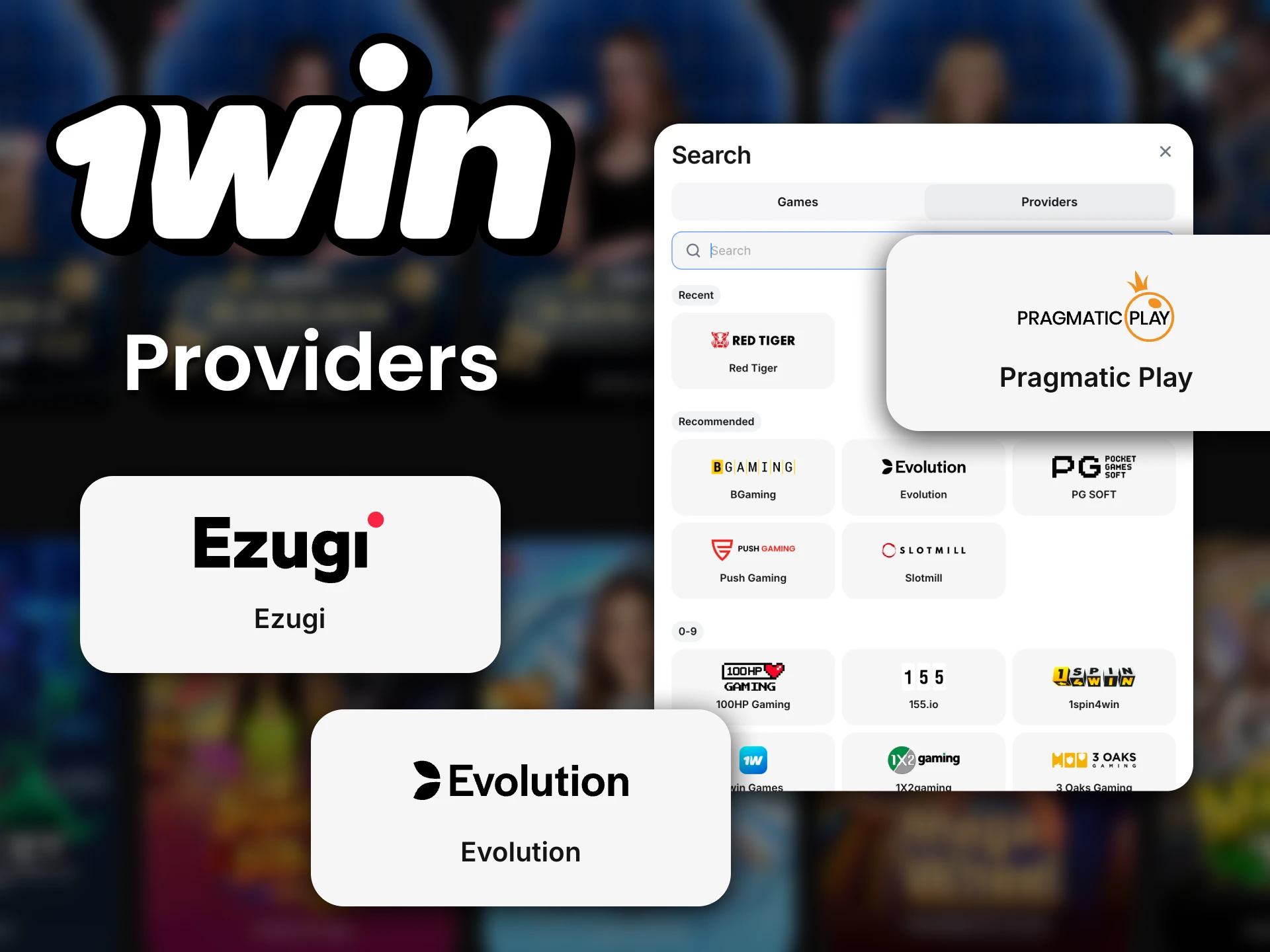 Explore 1win live casino from leading game studios.